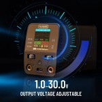 Wholesale ToolkitRC P200 V2 Mini 30V AC100W DC200W 10A GaN Adjustable Mini Desktop Power Supply USB Output